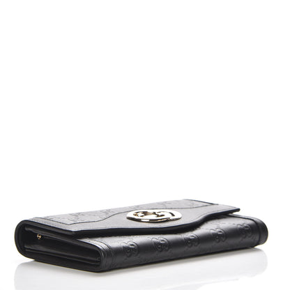 Gucci Guccissima Sukey Continental Wallet Continental Wallet Black 4 of 6