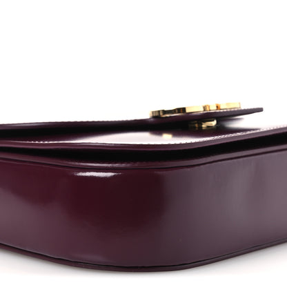 Salvatore Ferragamo Calfskin Double Gancini Crossbody Plum 9 of 12