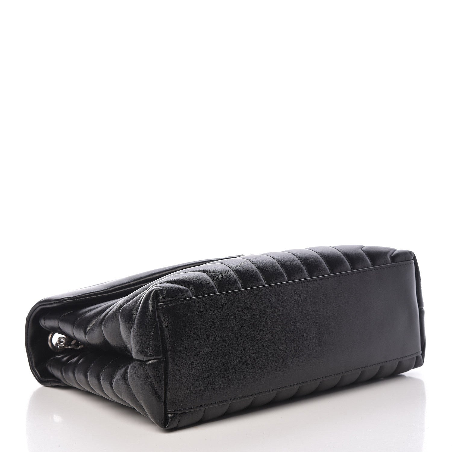 Saint Laurent Calfskin Y Quilted Monogram Medium Loulou Chain Satchel Black 4 of 16