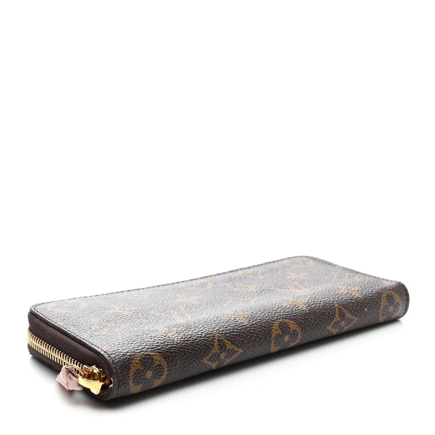 Monogram Clemence Wallet Rose Ballerine