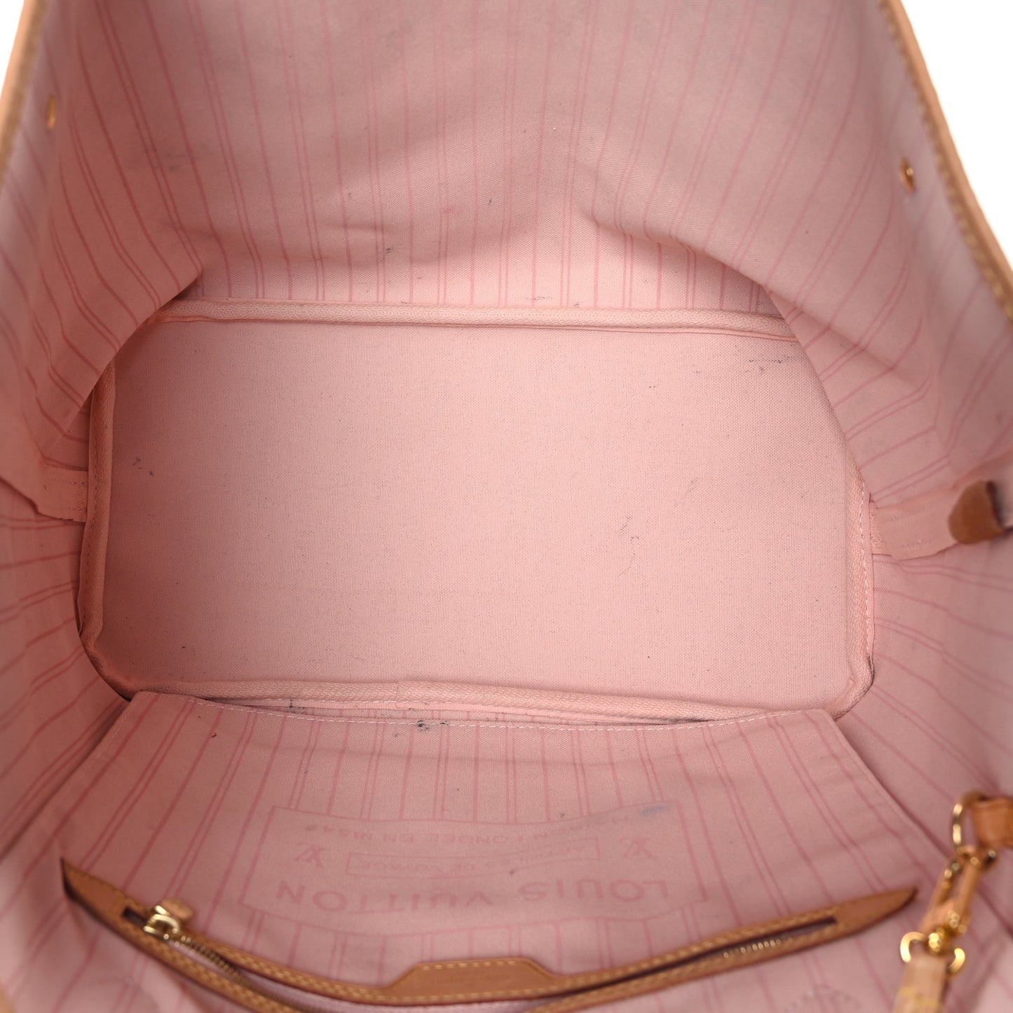 Damier Azur Neo Neverfull MM Rose Ballerine