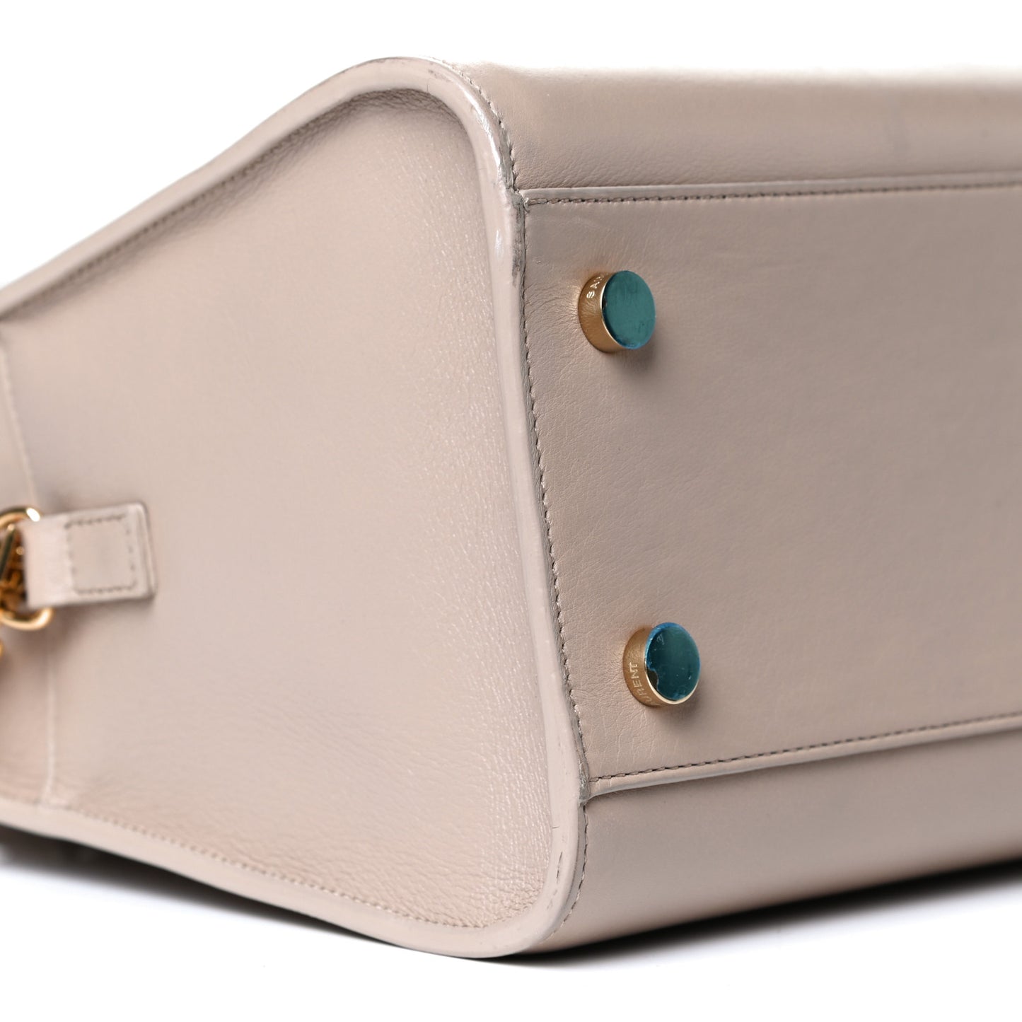 Calfskin Small Monogram Cabas Dark Beige