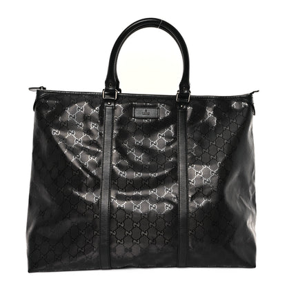 Gucci Imprime Monogram Medium Joy Tote Bag Black 1 of 11