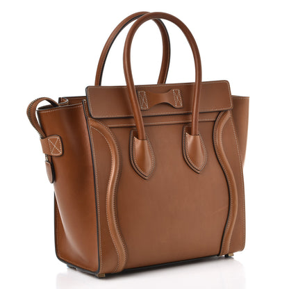 Celine Natural Calfskin Micro Luggage Tan 3 of 18
