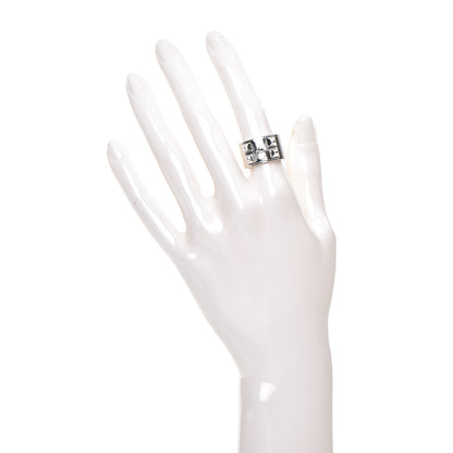 Hermes Sterling Silver Collier De Chien CDC Ring 52 6 2 of 4