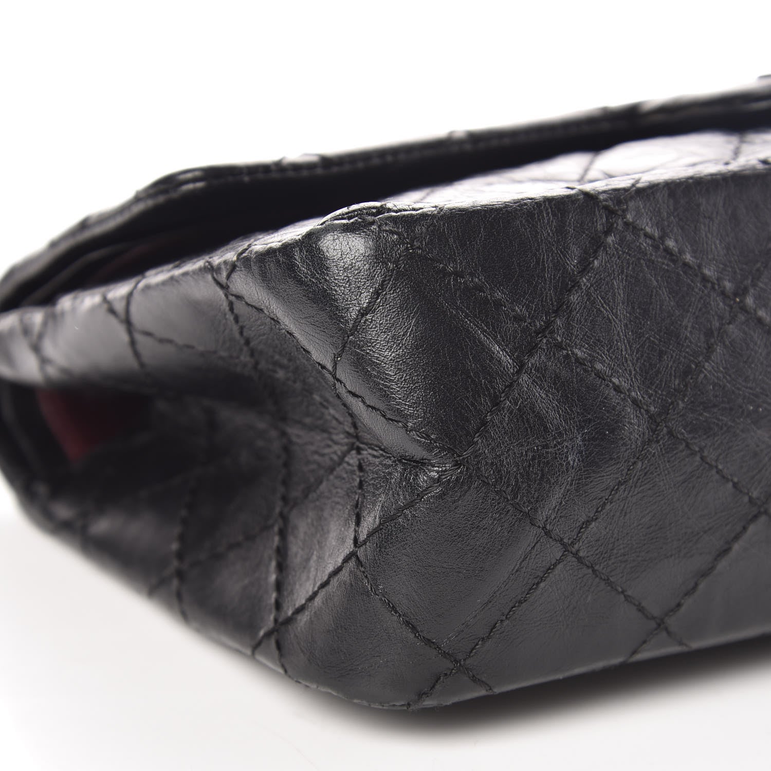 Chanel Aged Calfskin Quilted 2.55 Reissue 225 Flap Black 8 of 9