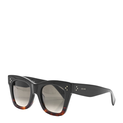 Celine Catherine Sunglasses CL 41098/F/S Black Havana 1 of 6