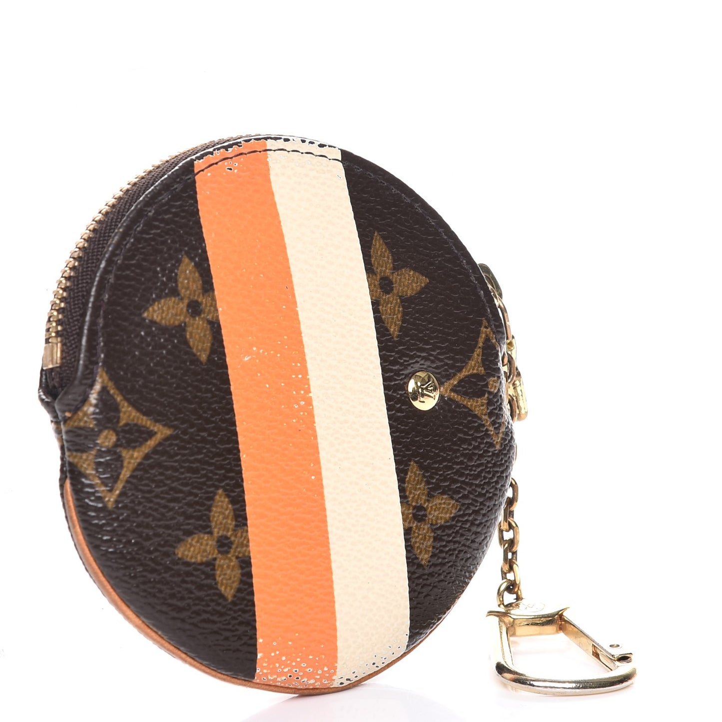 Monogram Groom Round Coin Purse