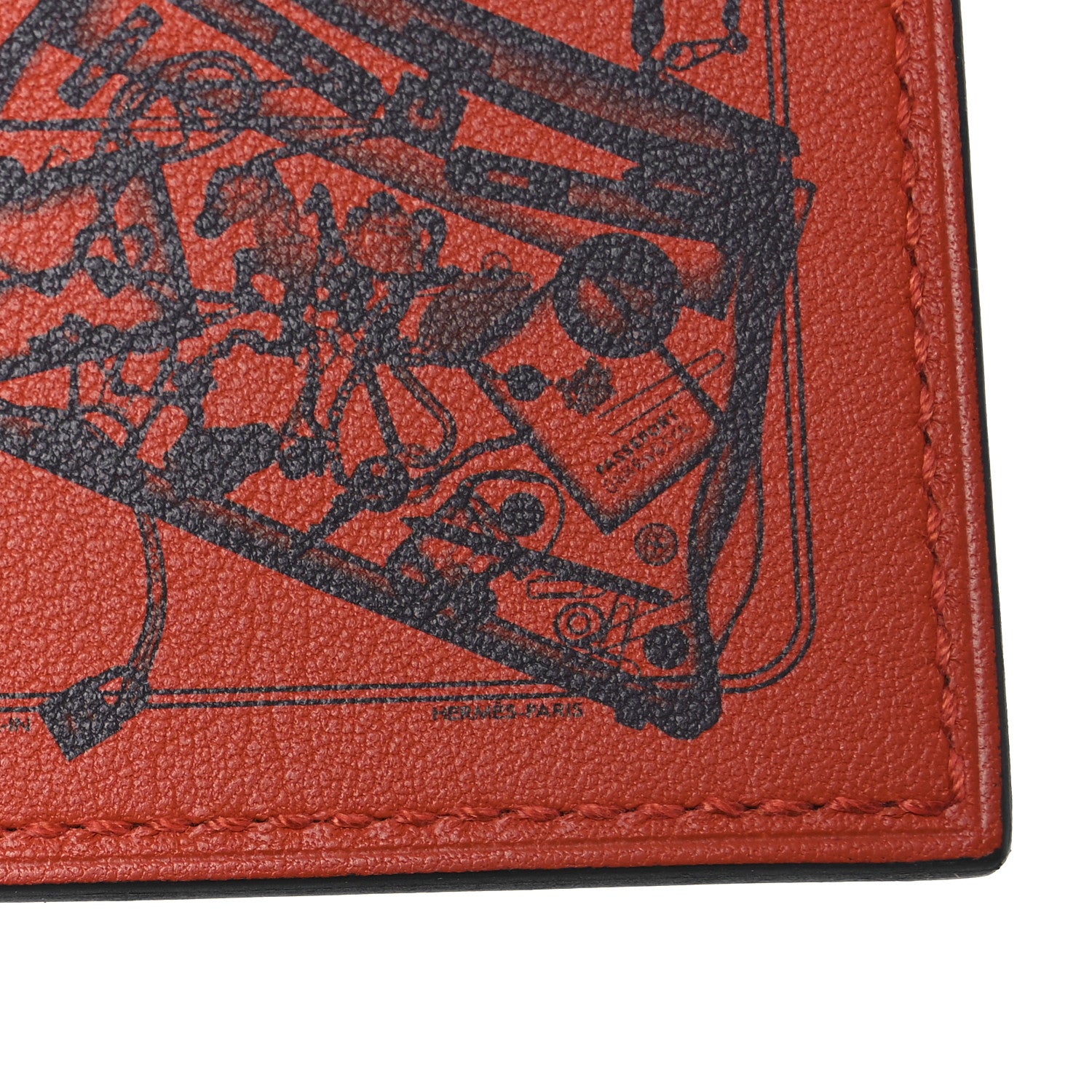 Hermes Swift Please Check in Carre Nano Bag Charm Terre Battue 4 of 5