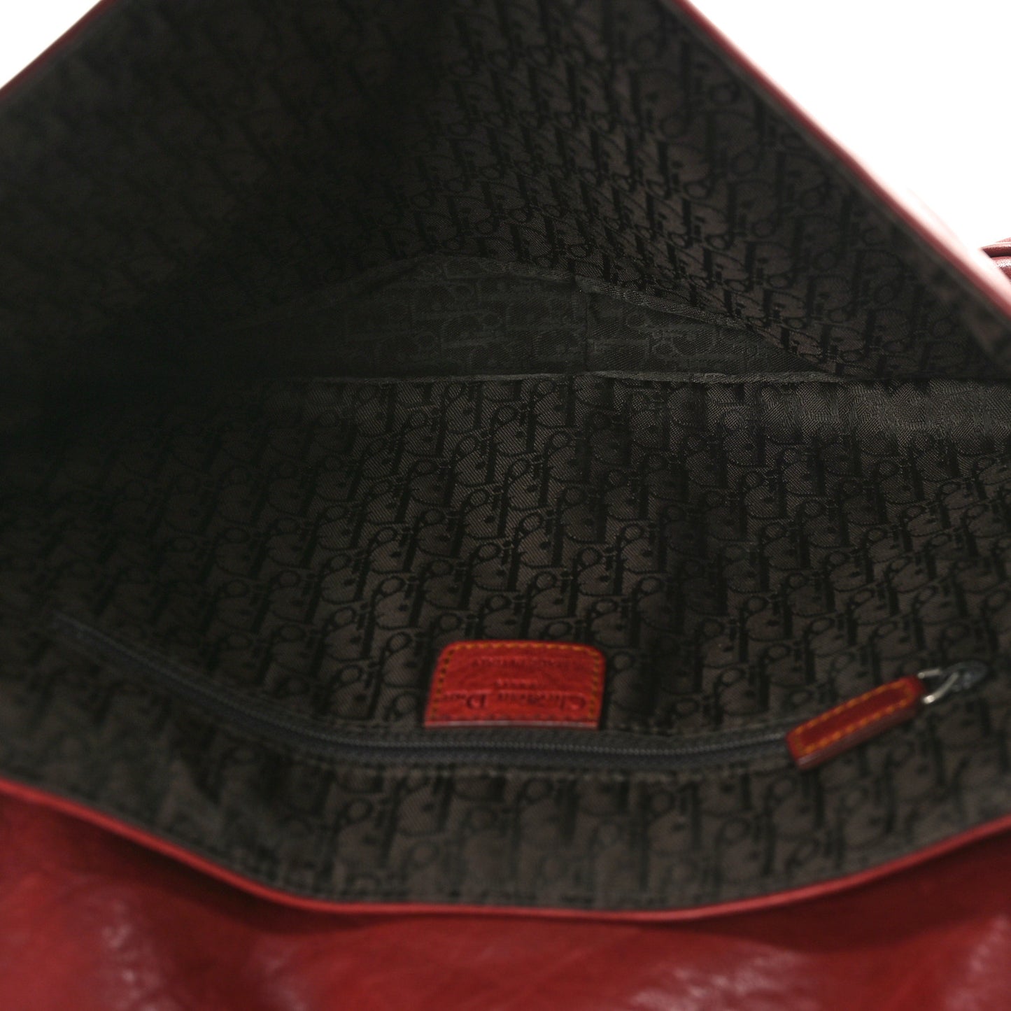 Calfskin Medium Gaucho Double Saddle Bag Red