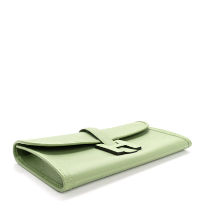 Hermes Evercolor Jige Elan 29 Clutch Vert Criquet 4 of 13
