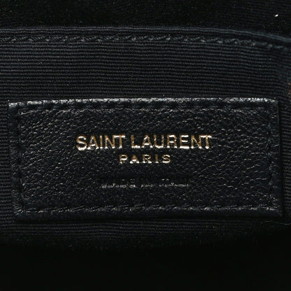 Saint Laurent Calfskin Matelasse Monogram Lou Camera Bag Dark Latte 6 of 13