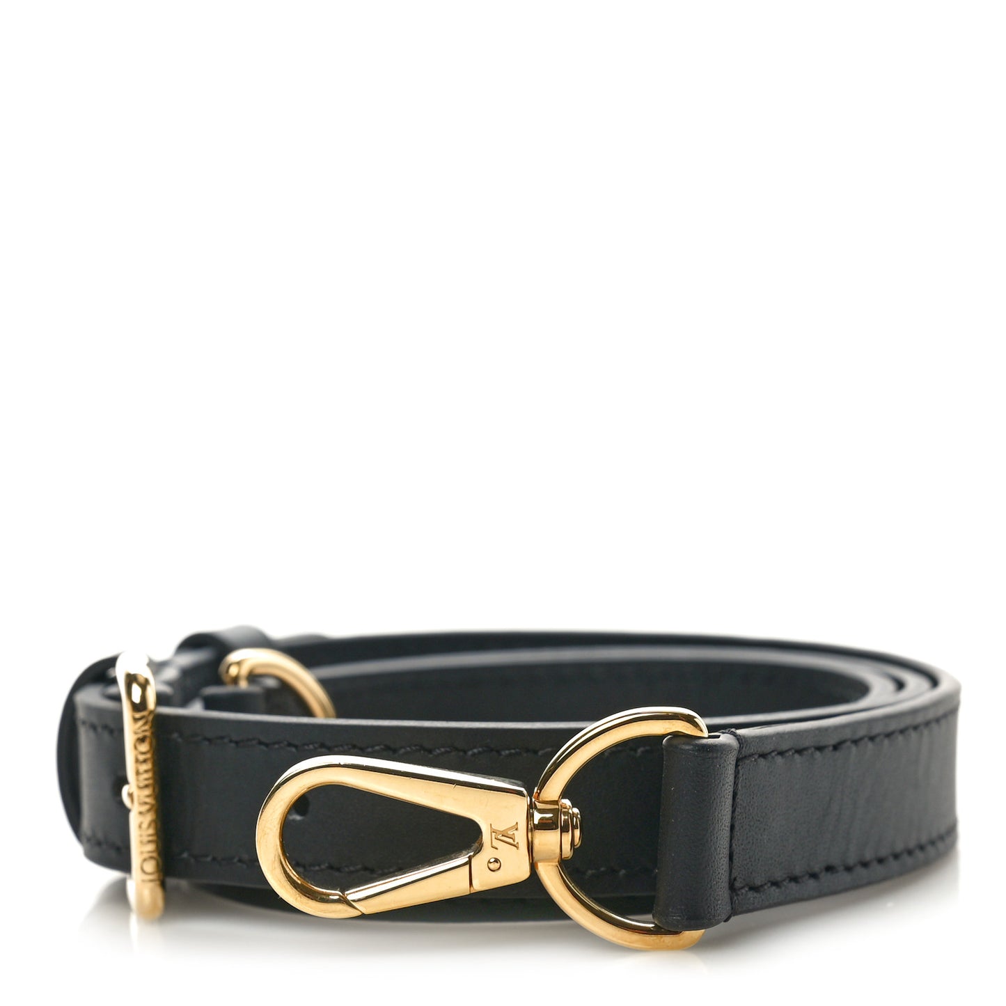 Calfskin Adjustable Shoulder Strap Black