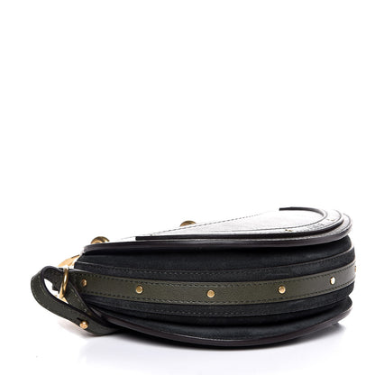 Chloe Calfskin Suede Small Pixie Bag Intense Green 4 of 5