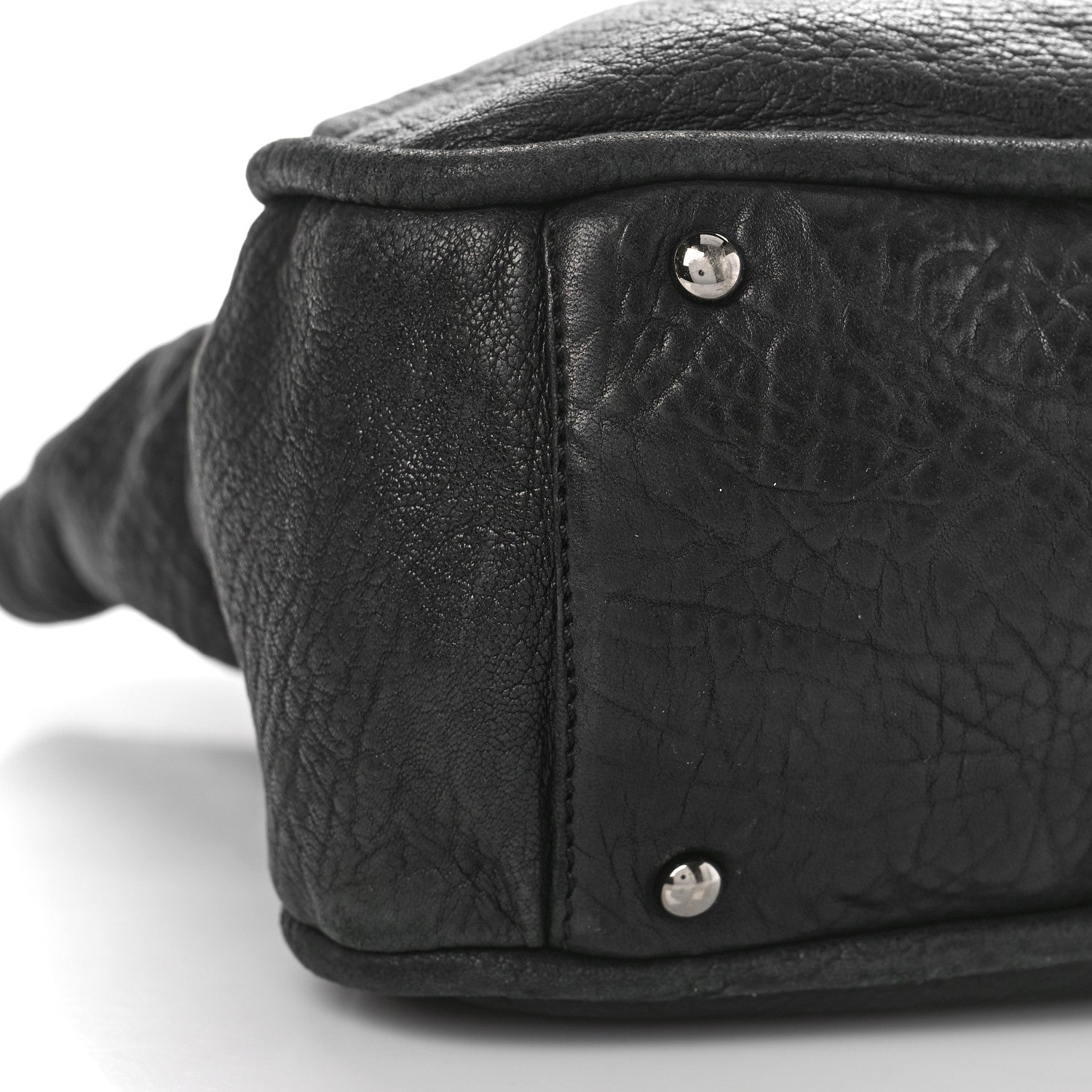 Chanel Distressed Lambskin Vintage Ligne Lady Braid Tote Black 8 of 10