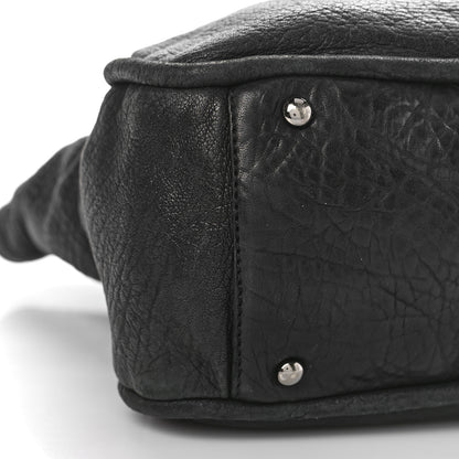 Chanel Distressed Lambskin Vintage Ligne Lady Braid Tote Black 8 of 10