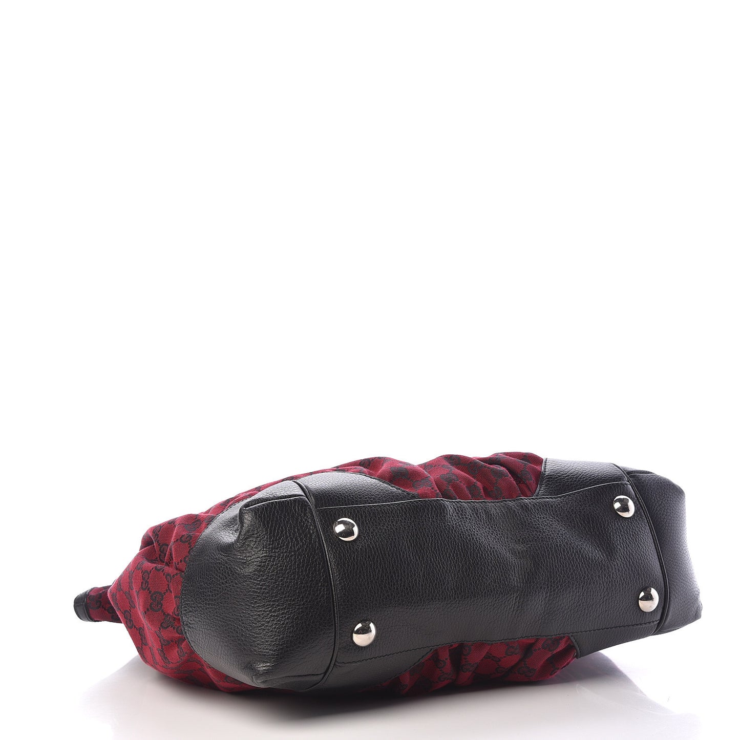 Monogram Full Moon Tote Red Black