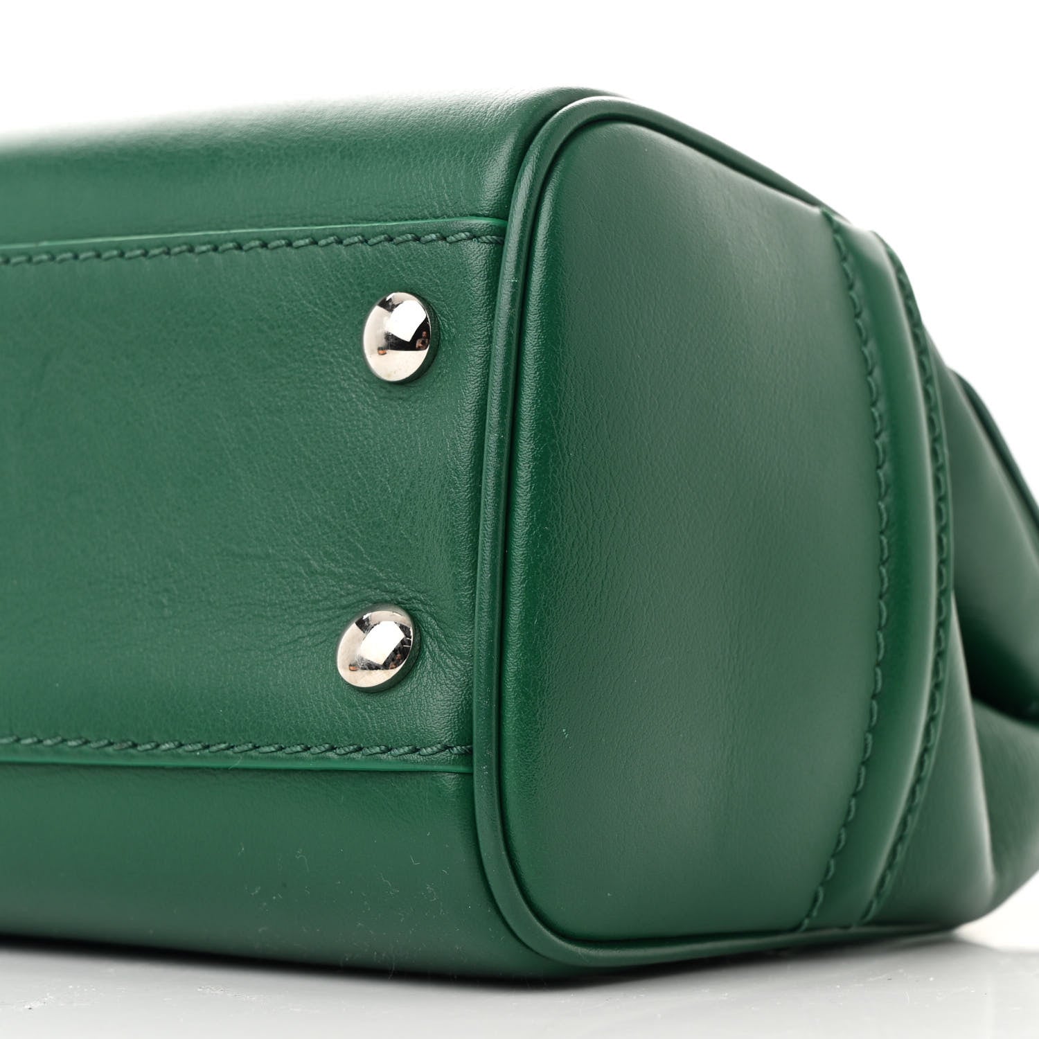 Versace Calfskin Medium Palazzo Empire Bag Green Purple Orange 10 of 12
