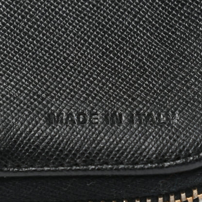 Prada Tessuto Nylon Compact Zip Around Wallet Black 7 of 9