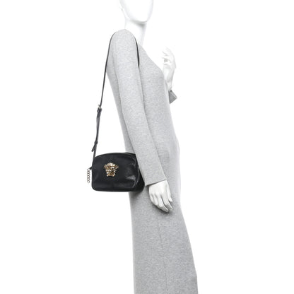 Versace Calfskin Palazzo Camera Bag Black 2 of 9