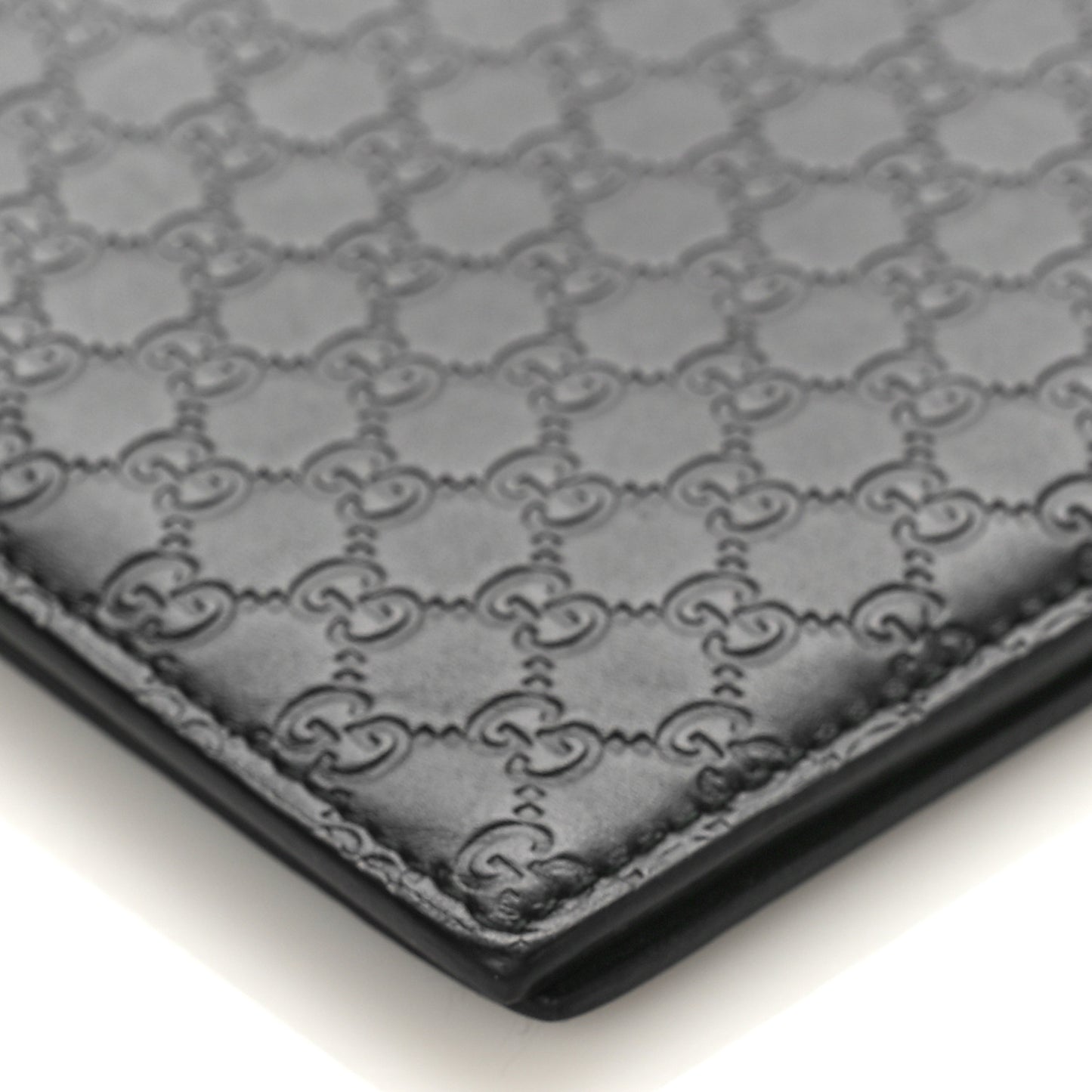 Microguccissima Passport Case Black