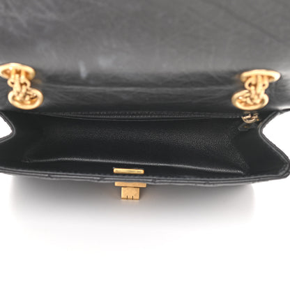 Chanel Aged Calfskin Quilted 2.55 Reissue Mini Flap Black 9 of 21
