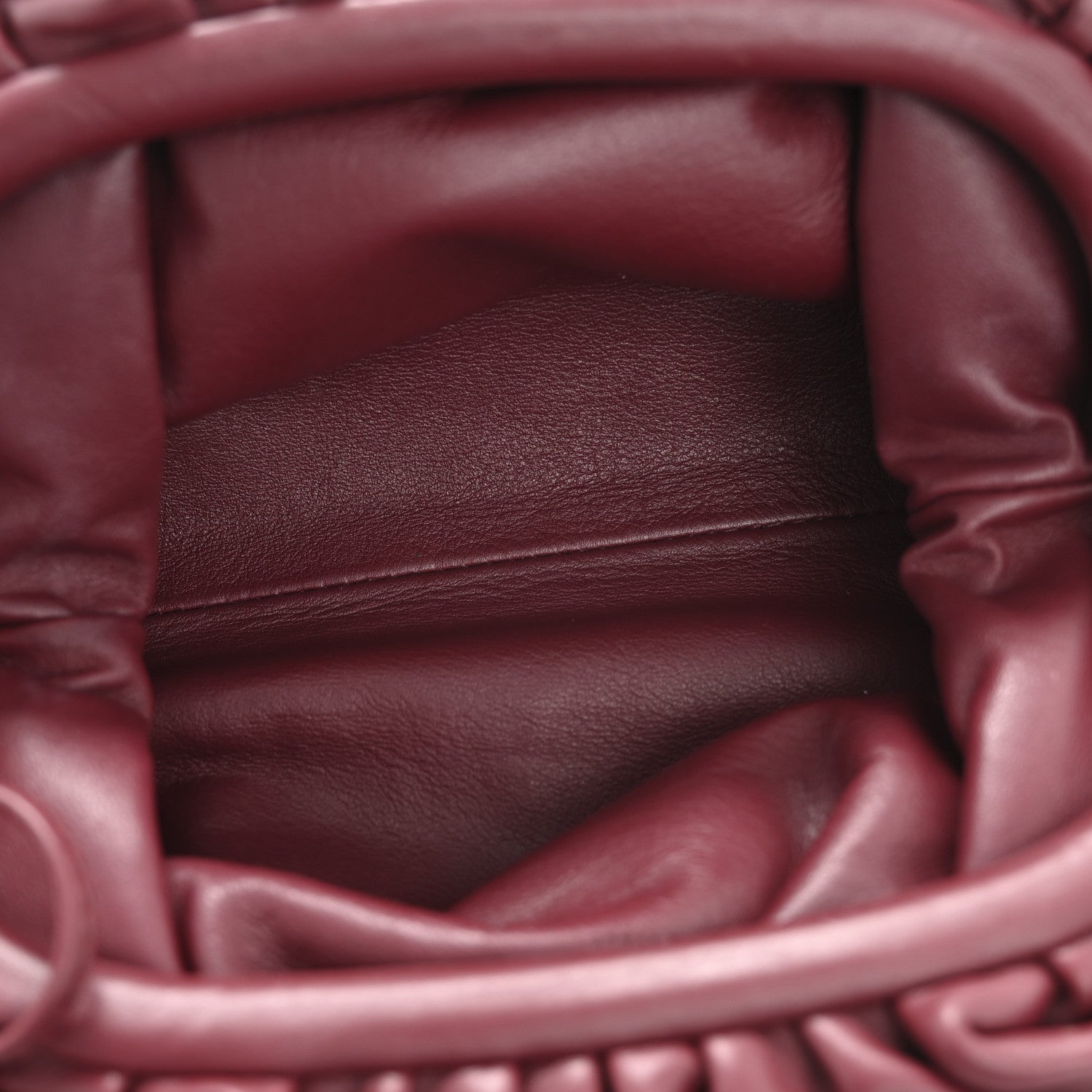 Bottega Veneta Butter Calfskin The Mini Pouch Bordeaux 5 of 12