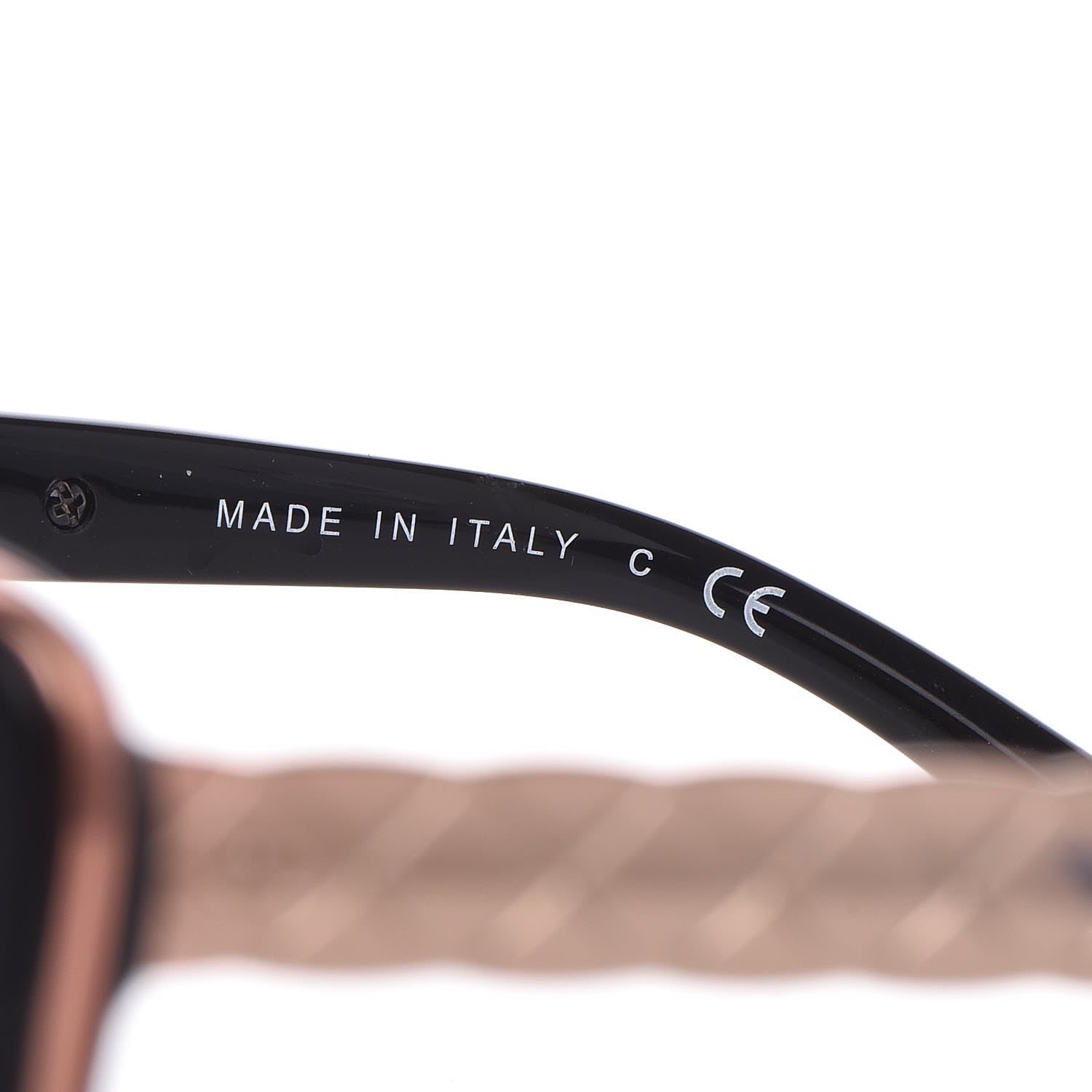Chanel Cat Eye Quilted Sunglasses 5368 Black Pink 6 of 7