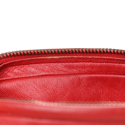 Chanel Lambskin Quilted Tassel Camera Case Red 10 of 12