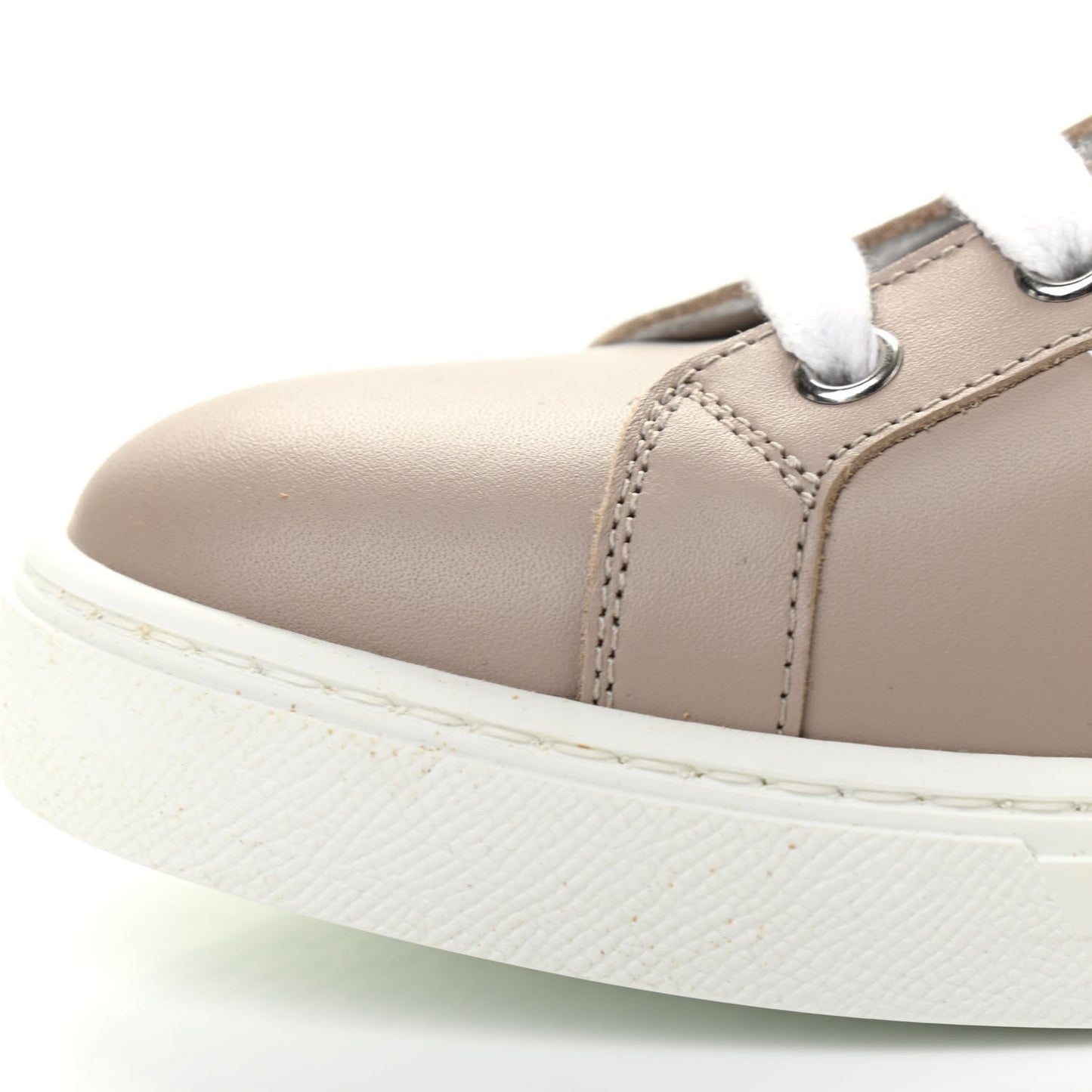Calfskin Avantage Sneakers 38 Beige Rose