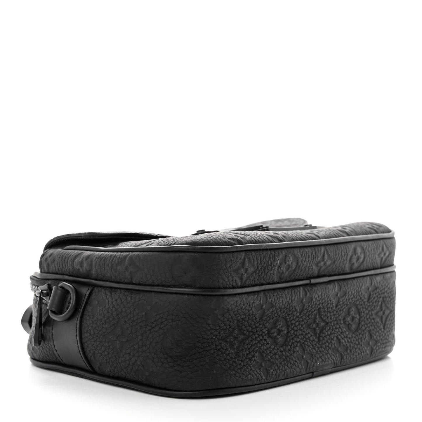 Taurillon Monogram S Lock Messenger Black