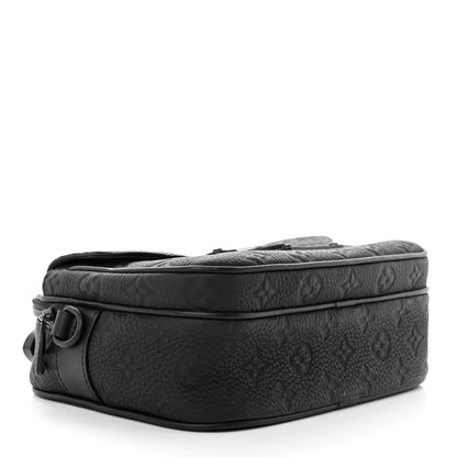 Louis Vuitton Taurillon Monogram S Lock Messenger Black 4 of 10