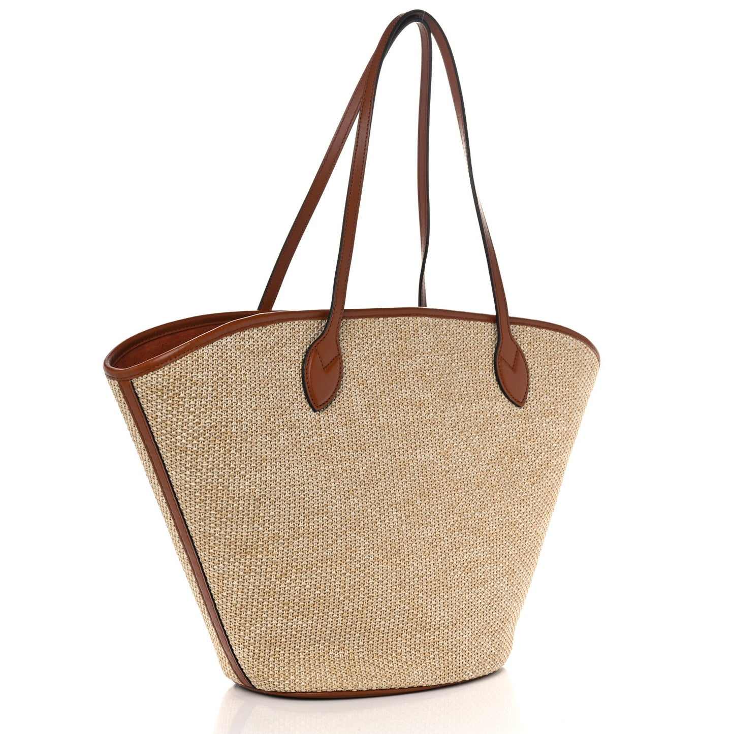 Raffia Saint Jacques Tote Caramel