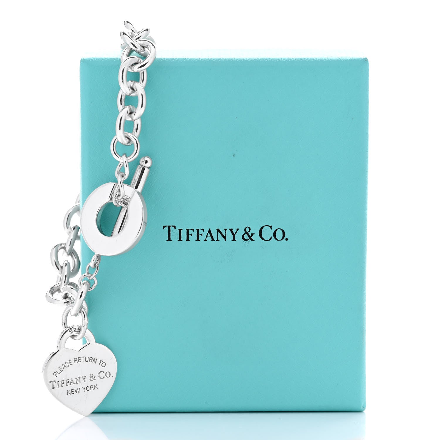 Tiffany Sterling Silver Return To Tiffany Heart Tag Toggle
