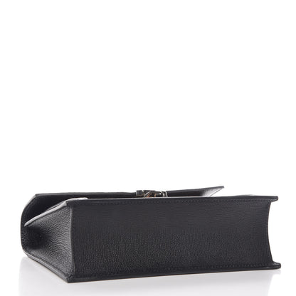 Burberry House Check Derby Calfskin Small Macken Crossbody Bag Black 4 of 7