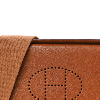 Hermes Barenia Faubourg Videpoches Fauve Gold 8 of 11
