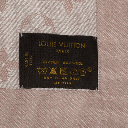 Louis Vuitton Monogram Denim Shawl Rose 5 of 5