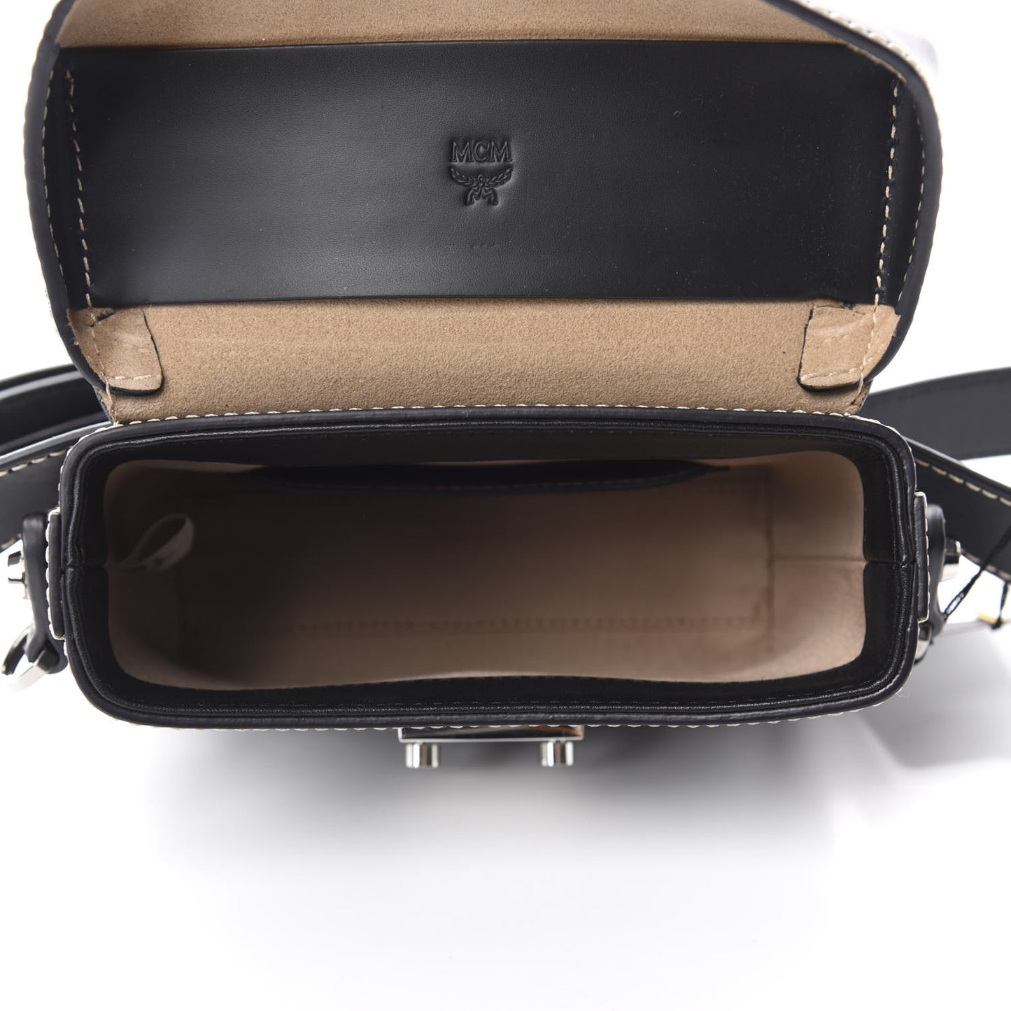 Calfskin Ottomar Monogram Soft Berlin Belt Bag Black