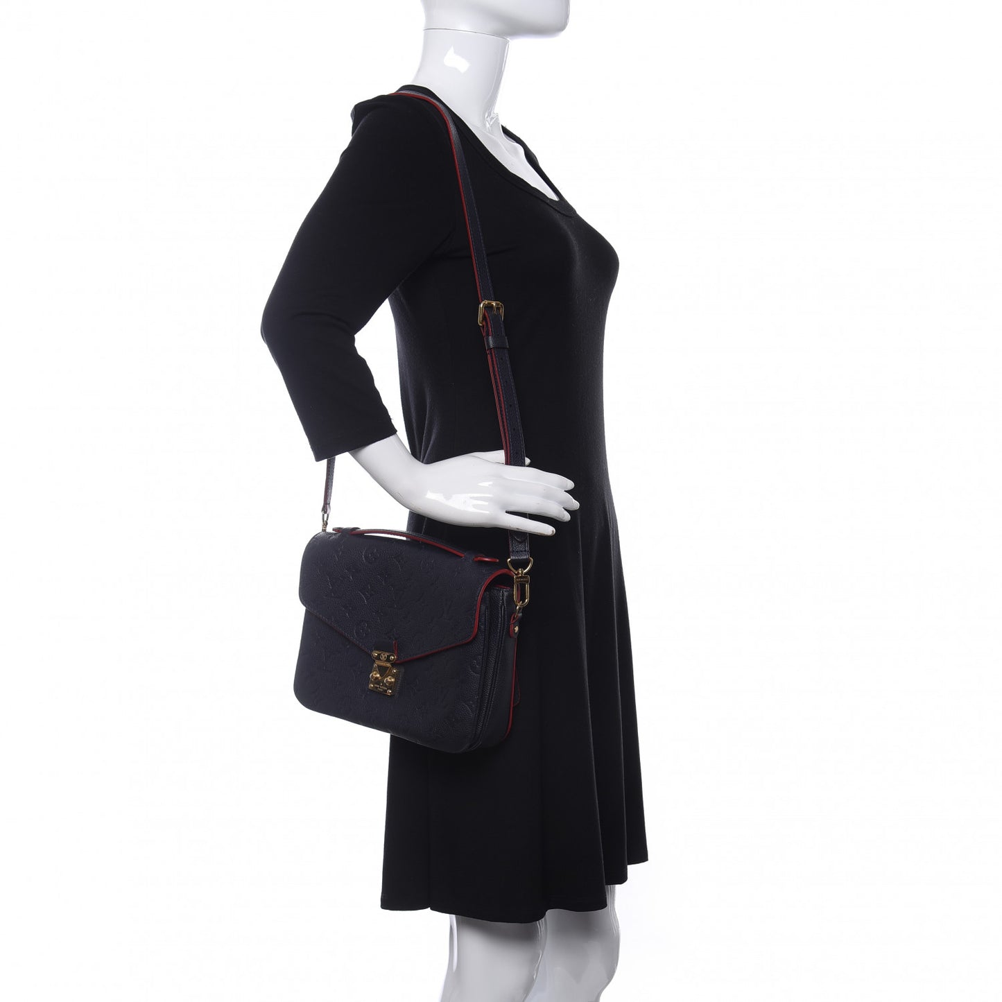 Empreinte Pochette Metis Marine Rouge