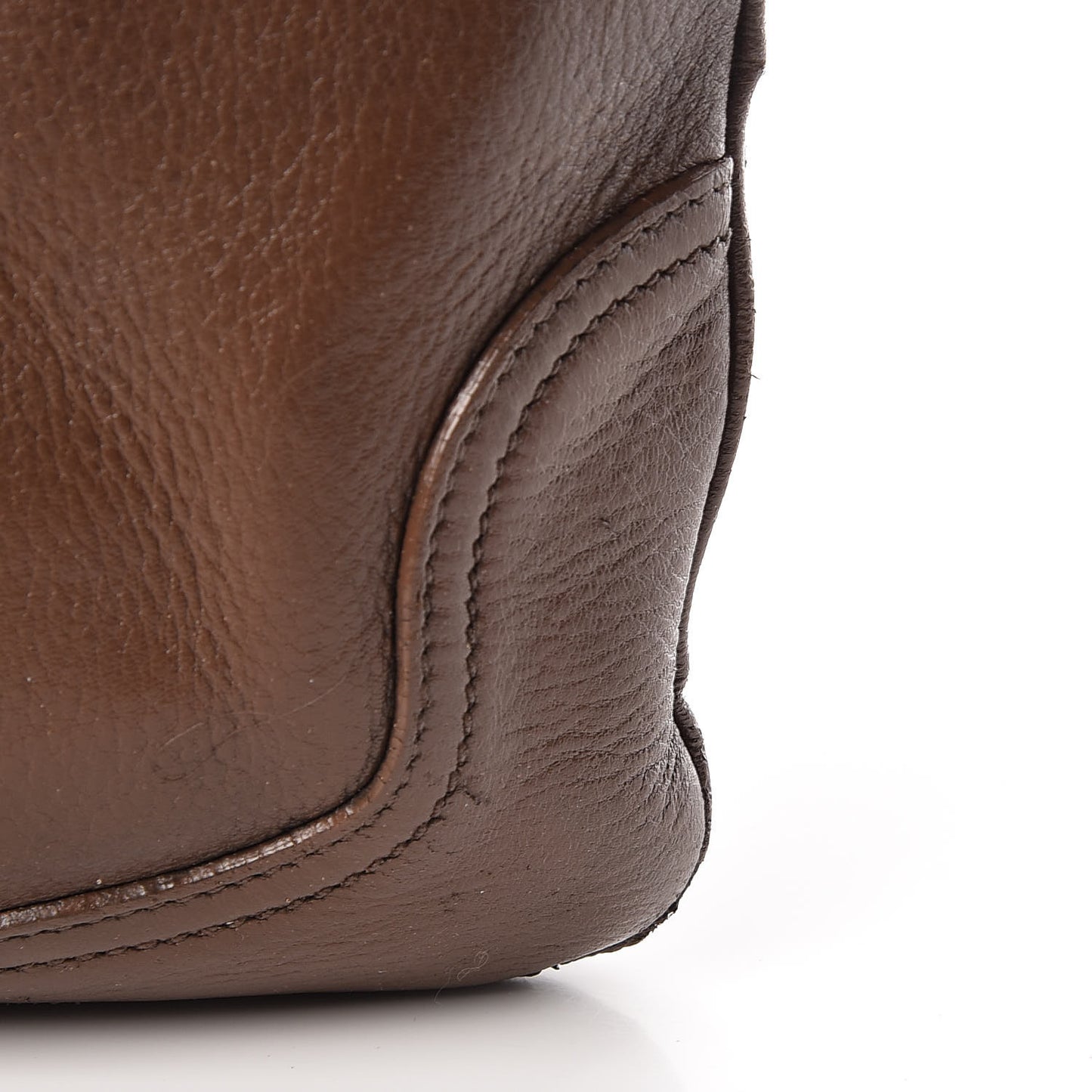 Vitello Daino Shoulder Bag Bruciato