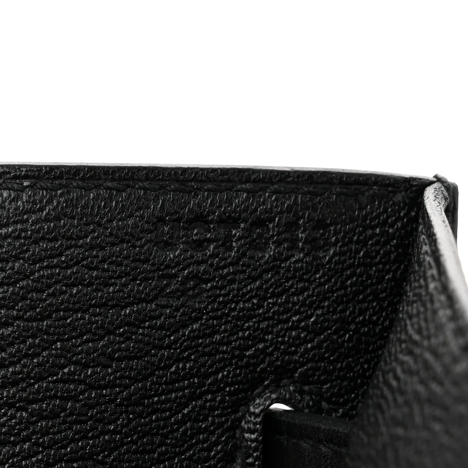 Hermes Taurillon Novillo Kelly Depeches 25 Pouch Black 7 of 10