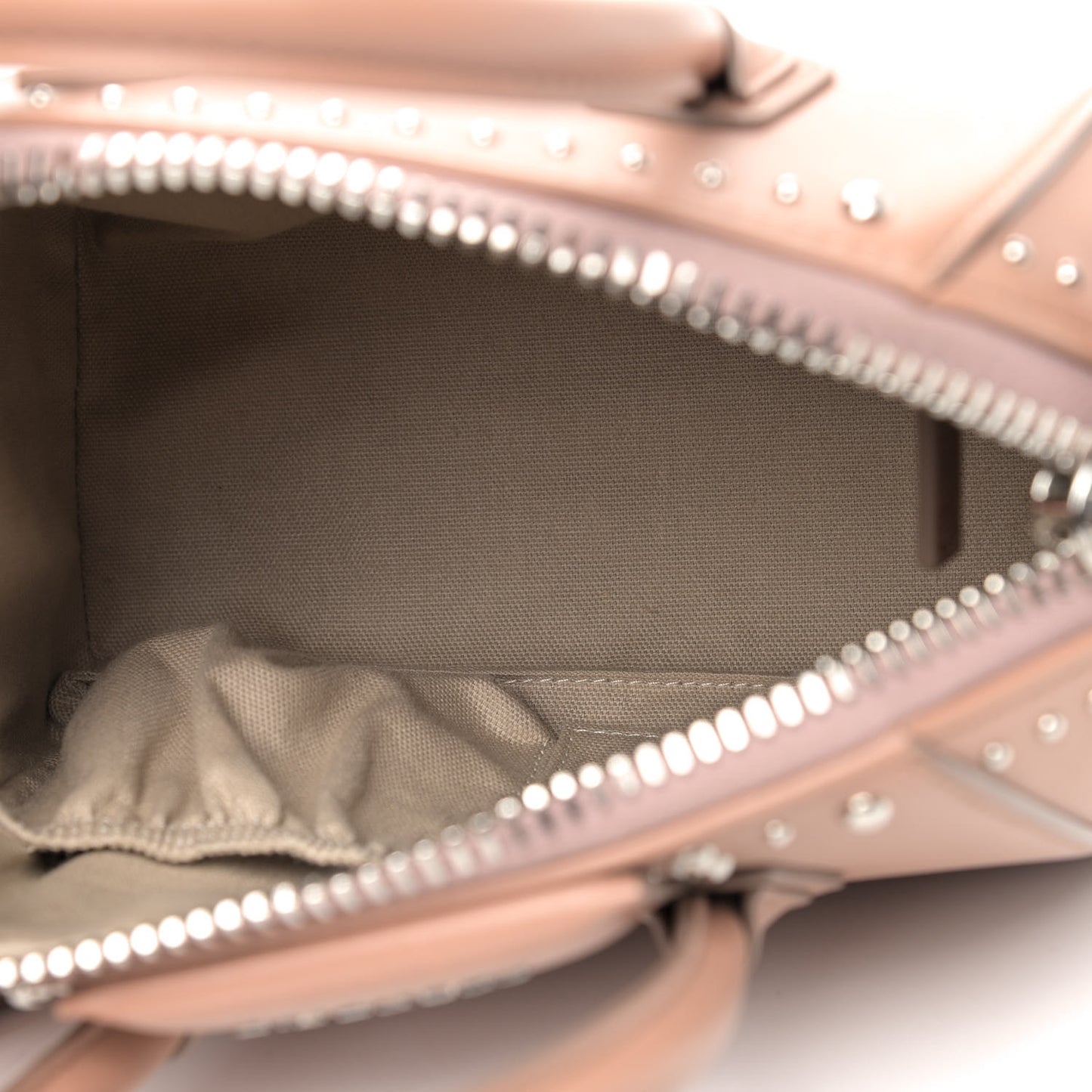 Smooth Calfskin Mini Studded Antigona Old Pink