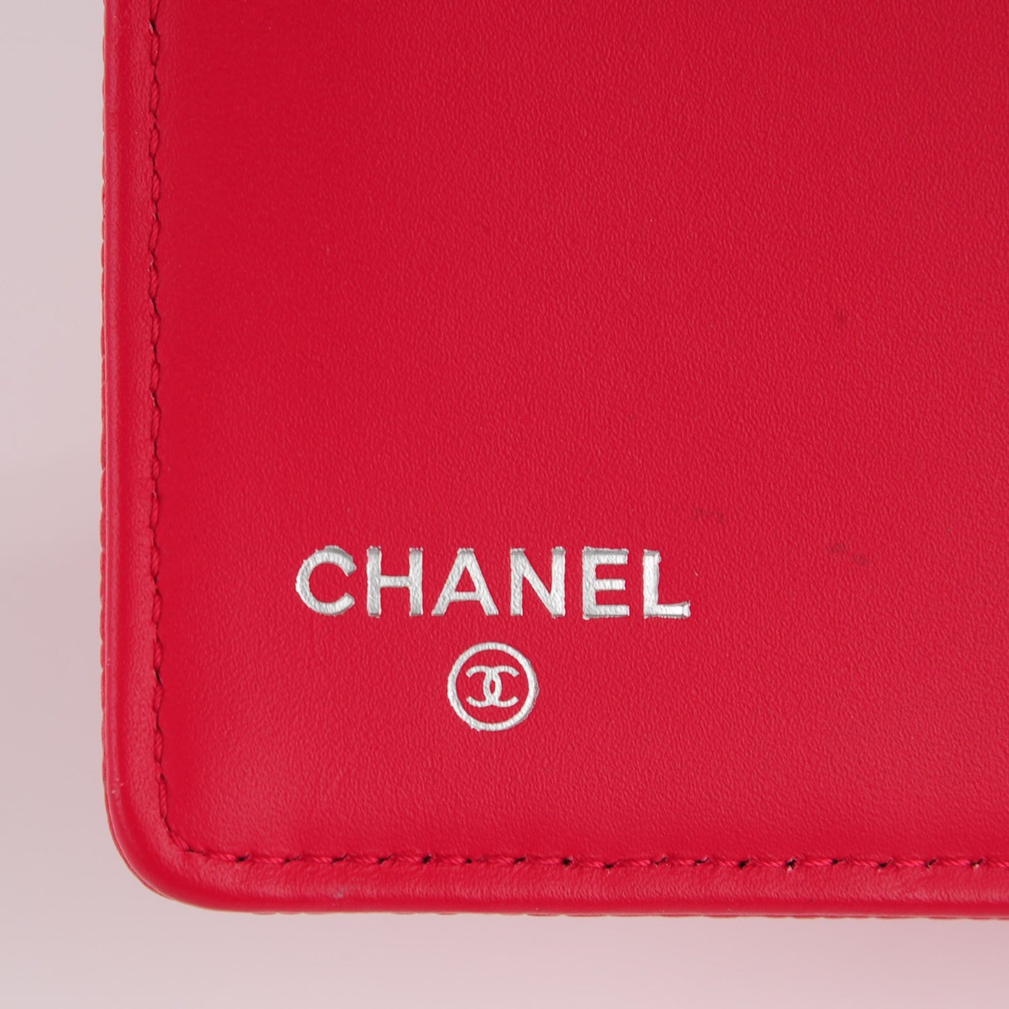 Caviar Timeless CC Yen Wallet Pink