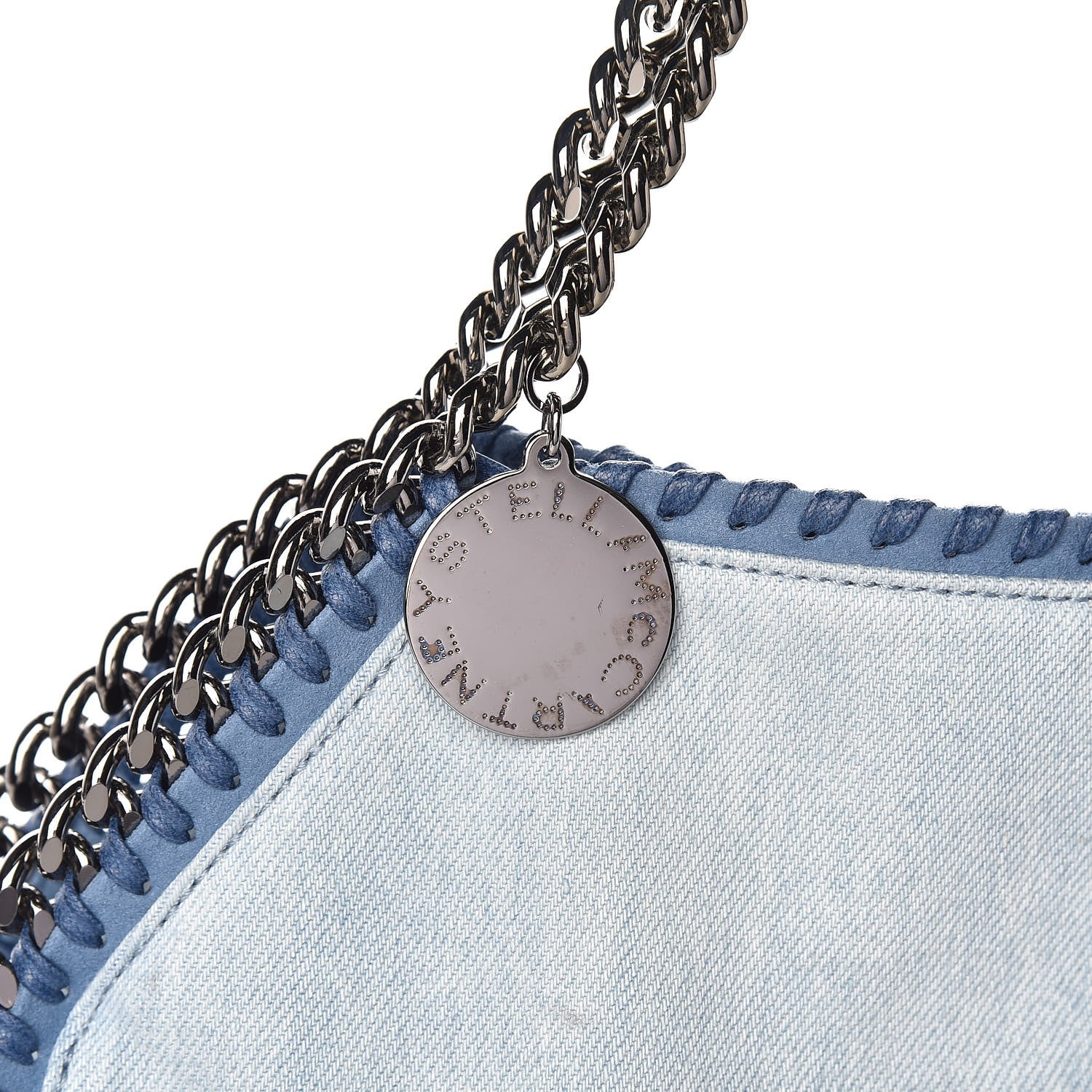 Stella McCartney Denim Poppy Small Falabella Tote Blue 10 of 10