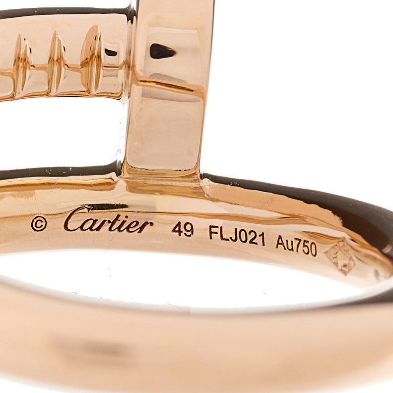 Cartier 18K Pink Gold Juste Un Clou Ring 49 5 4 of 4