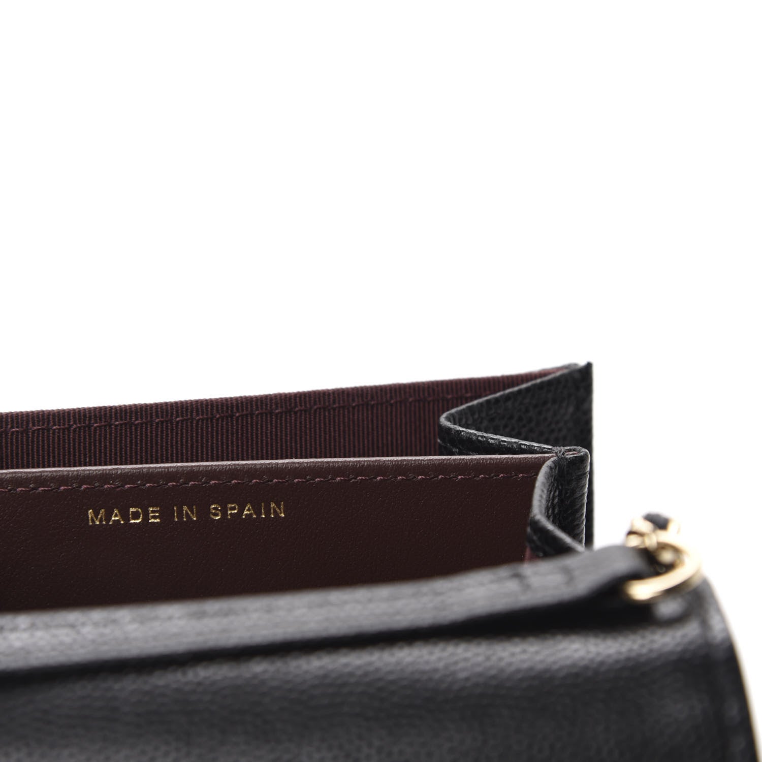 Chanel Caviar Quilted Flap Card Holder On Chain Black 9 of 12