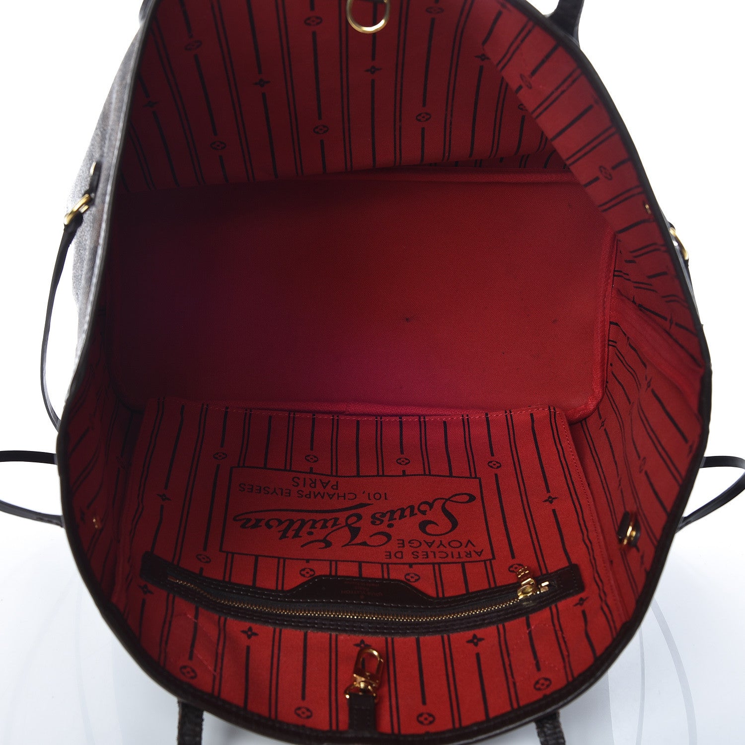 Louis Vuitton Damier Ebene Neverfull MM 8 of 19