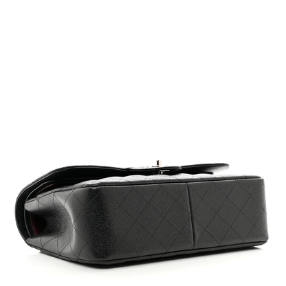 Chanel Caviar Quilted Jumbo Double Flap Black 4 of 10