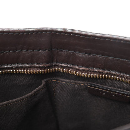 Burberry Haymarket Check Shoulder Bag Chocolate 12 of 15