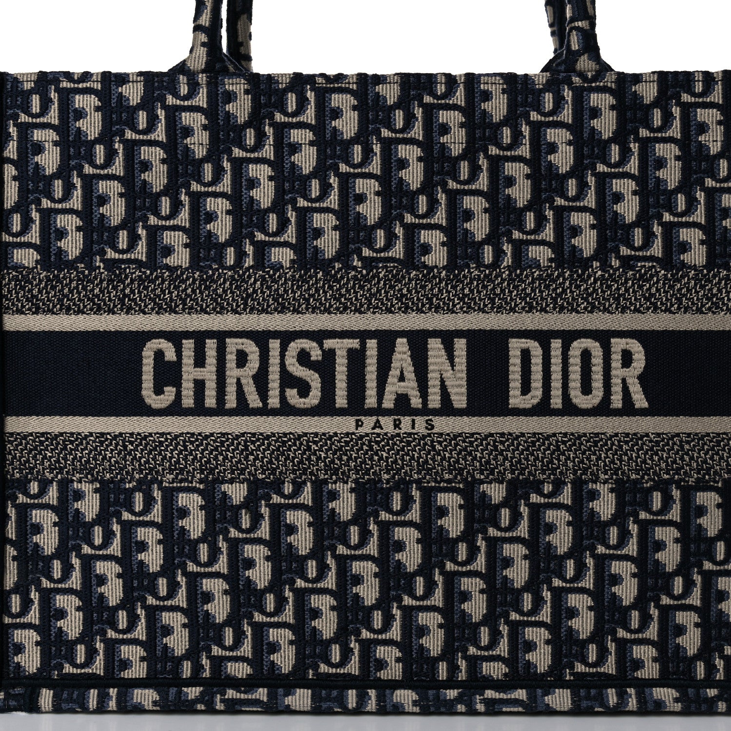 Christian Dior Oblique Medium Book Tote Blue Multicolor 8 of 10